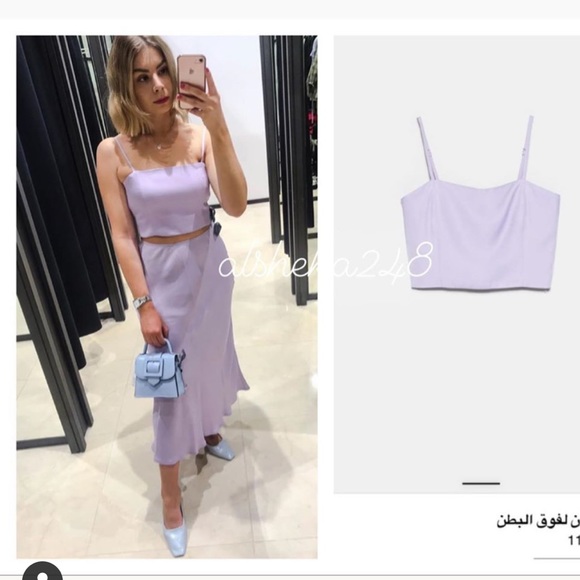 Zara set of top + skirt bloggers favorite - Picture 5 of 16